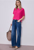 Street One Basic T-Shirt mit Dropped Shoulders Style Crista