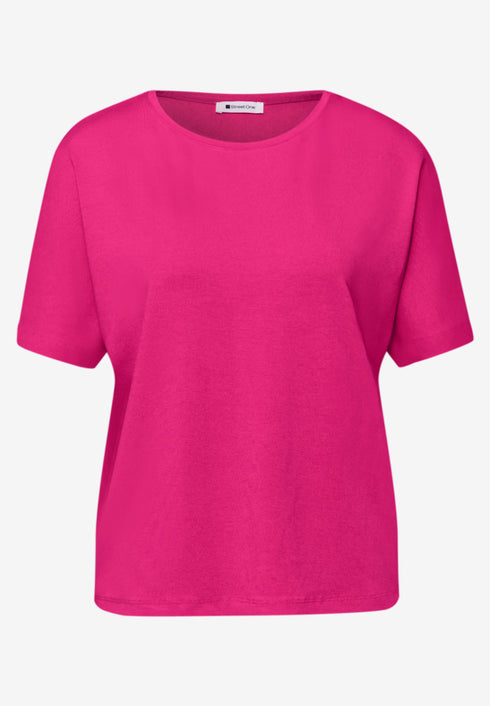 Street One Basic T-Shirt mit Dropped Shoulders Style Crista