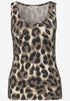 Street One Basic Top mit Rundhals im Leo-Muster