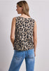 Street One Top mit Rundhals und Schulterdetail