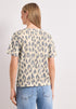 Street One T-Shirt im Ausbrenner-Look mit Leo-Print 325470