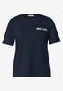 Street One - Shirt with deco tape at pocket - 325603