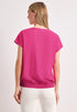 Street One Blusenshirt mit Split Neck und Smokdetail