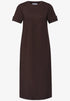 Street One Midi-Kleid mit Rundhals und Knöpfen