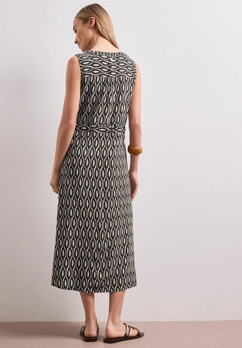 Street One Midi-Kleid mit Split Neck und Zipper 144973