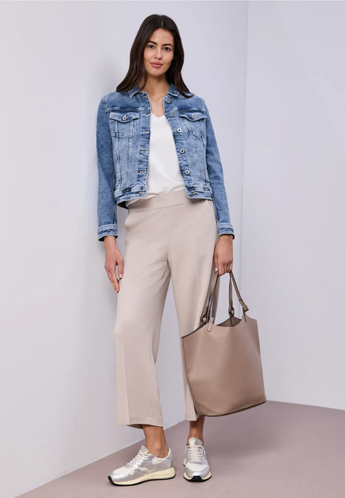 Street One Jeansjacke mit Brusttaschen und Knöpfen