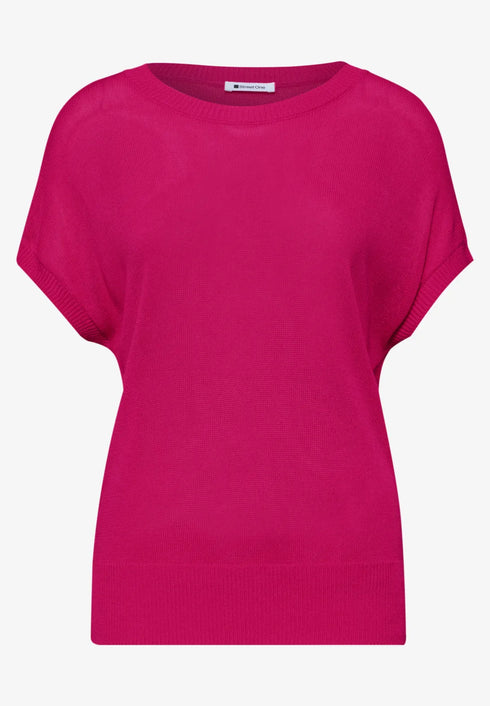 Street One Pullover mit U-Boot-Ausschnitt