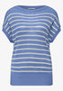 Street One sleeveless Pullover mit Boatneck und Streifen