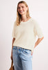 Street One Kurzarm Pullover mit Mesh-Struktur