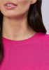 Street One T-Shirt mit Rundhals im Strick-Look