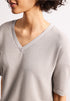Street One T-Shirt im Strick-Look mit V-Neck