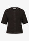 Street One Kurzarm Jacke im Strick-Look