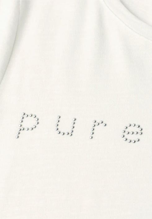 Street One T-Shirt mit Rundhals und Schmucksteinen