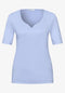 Street One Basic T-Shirt mit Herzausschnitt Style Ada 324775