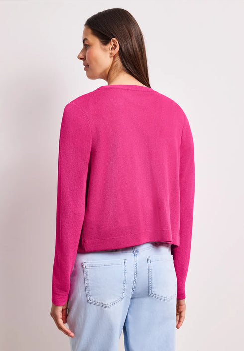 Street One Langarm Jacke im Strick-Look Style Nette