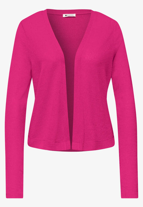 Street One Langarm Jacke im Strick-Look Style Nette