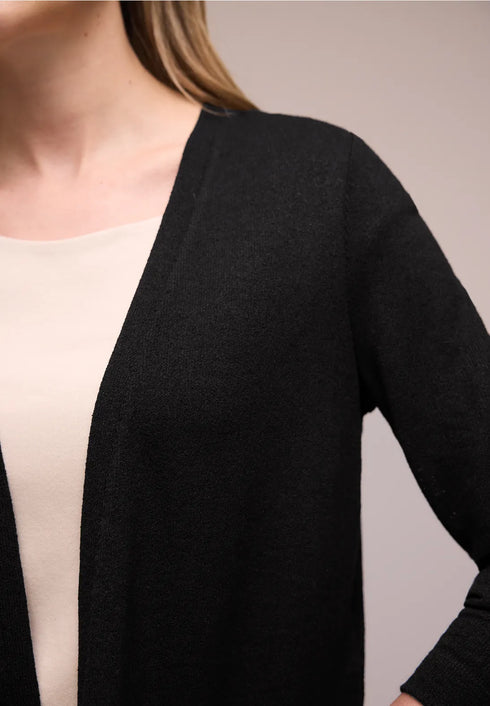 Street One Langarm Jacke im Strick-Look Style Nette