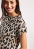 Street One dropped Shoulder Shirt Leo-Muster