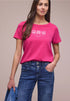Street One Basic T-Shirt mit Rundhals und Print