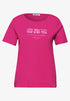 Street One Basic T-Shirt mit Rundhals und Print