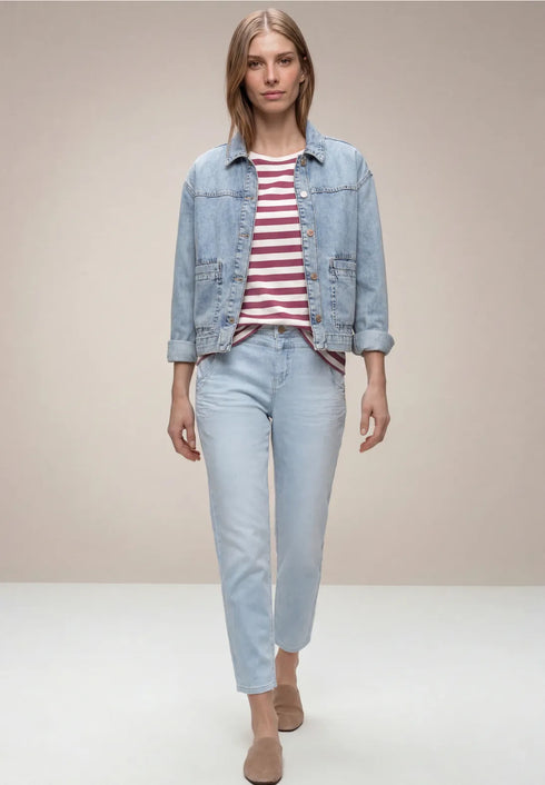Street One Basic T-shirt with deco buttons