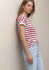 Street One Basic T-shirt with deco buttons