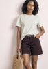 Street One Basic T-Shirt im verkürzten Schnitt