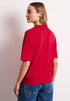 Street One Dropped Shoulder Poloshirt mit Elastikbund