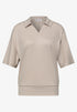 Street One Dropped Shoulder Poloshirt mit Elastikbund