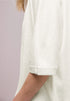Street One Kurzarm Jacke im Strick-Look mit Glitzer 325265