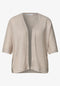 Street One Kurzarm Jacke im Strick-Look mit Glitzer 325265