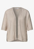 Street One Kurzarm Jacke im Strick-Look mit Glitzer 325265