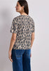Street One Shirt im Ausbrenner-Look mit Leo Print