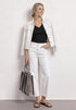 Street One Top in Rippstruktur mit V-Neck 325400
