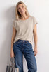 Street One Dropped Shoulder Shirt mit Rundhals 325406
