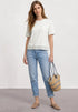 Street One T-Shirt mit Rundhals und Spitze 325428