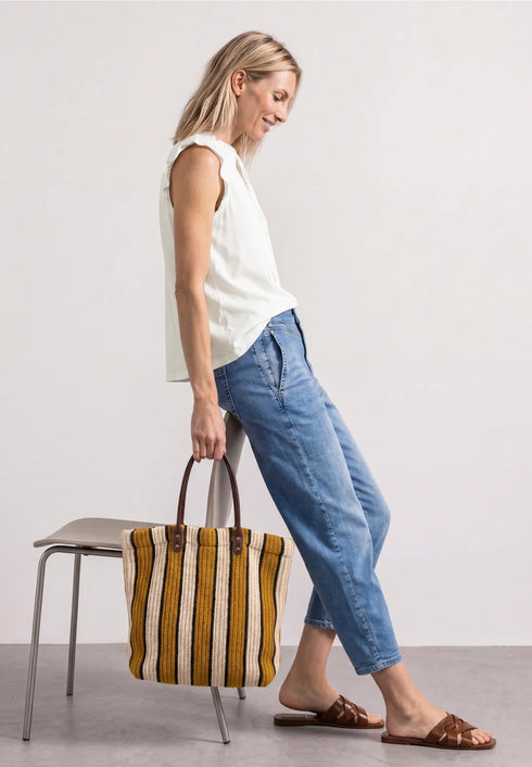 Street One LTD QR matmix volant top w.cro 325434