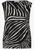 Street One Top mit V-Neck und Elastiksaum 325459
