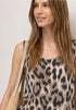 Street One Top mit V-Neck und Elastiksaum 325459