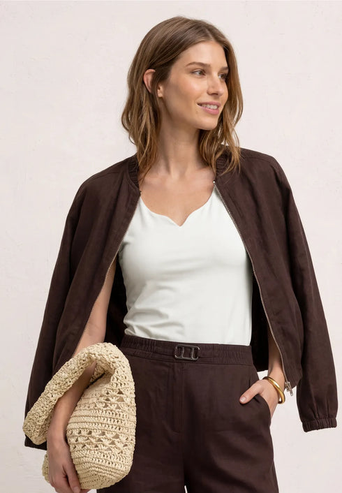 Street One Basic Top mit Herzausschnitt Style Gania 325462