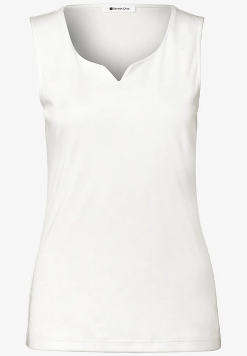 Street One Basic Top mit Herzausschnitt Style Gania 325462