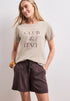 Street One T-Shirt mit Rundhals und Artwork Club di Italy - 325467