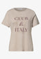 Street One T-Shirt mit Rundhals und Artwork Club di Italy - 325467