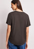 Street One QR Kurzarm Splitneck Bluse mit Turn-Up