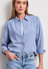 Street One Langarm Bluse aus Seersuckerqualität