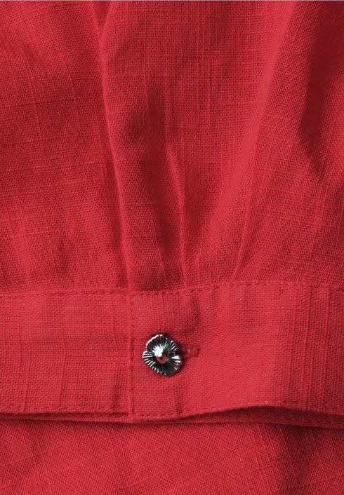 Street One Kurzarm Hemdbluse in Unifarbe