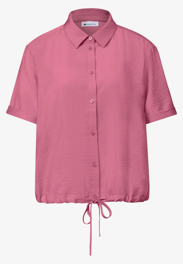 Street One - Buttoned Shirtcollar Blouse - 346822