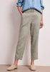 Street One Slim Leg Hose aus Leinen mit Schnalle Style Bonny
