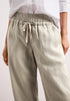 Street One Wide Leg Hose im Loose Fit aus Leinen