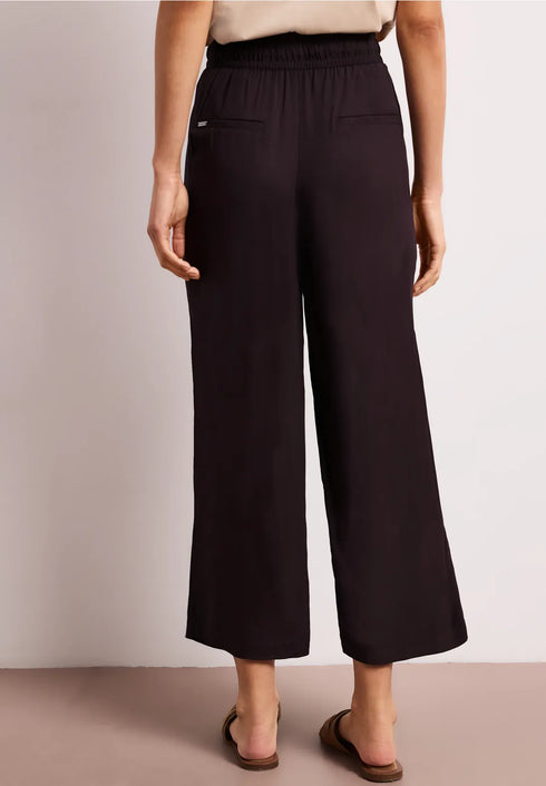 Street One High Waist Wide Leg Hose Loose Fit Style Emee - Länge 26